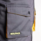 Chaqueta de trabajo gris/amarillo talla 52/54 l