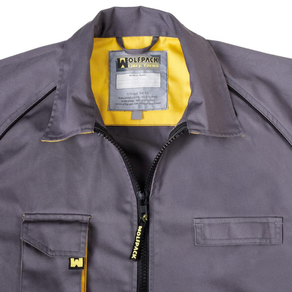 Chaqueta de trabajo gris/amarillo talla 52/54 l