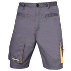 Pantalones cortos de trabajo, multibolsillos, resistentes, gris/amarillo talla 50/52 xl