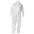 Disposable white polypropylene coverall "xxl"