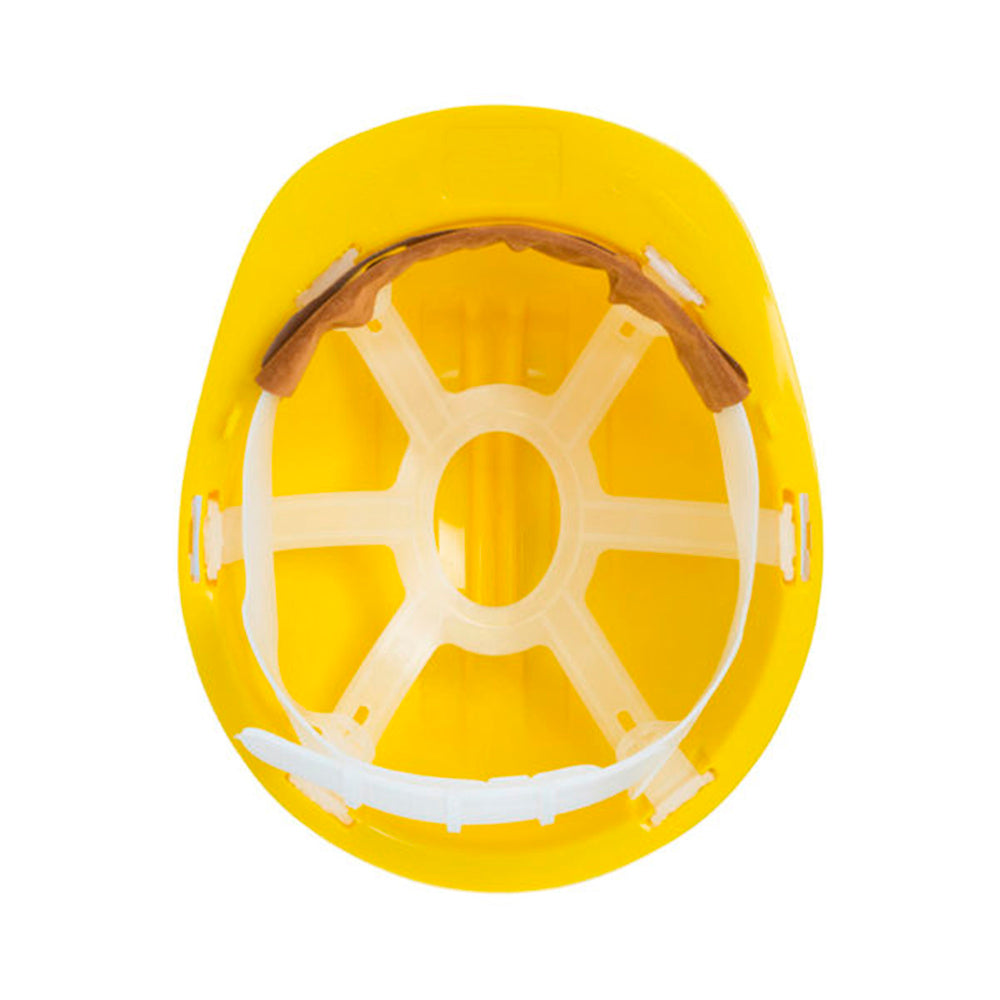 Cascos para obra amarillo