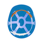 Cascos para obra azul