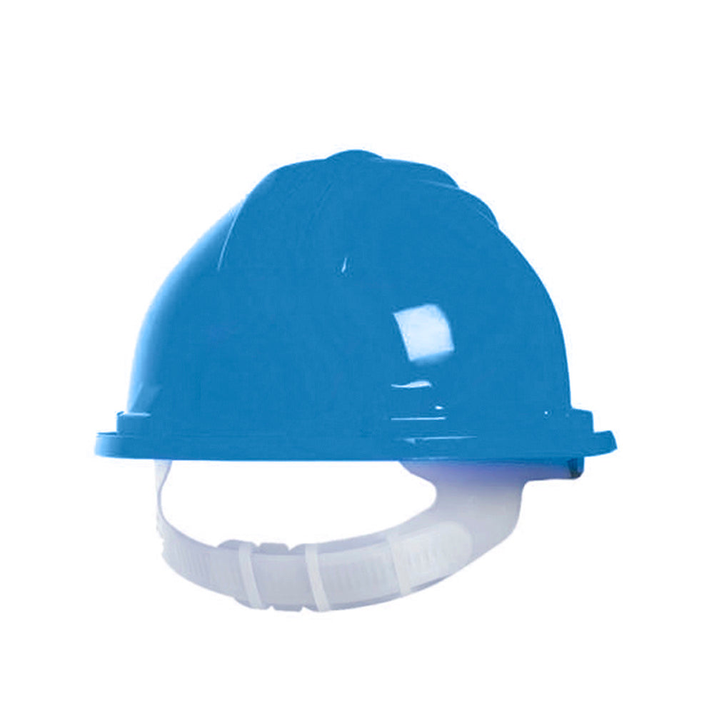 Cascos para obra azul