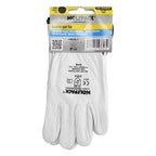Guantes piel flor  9" c/colgador (par)