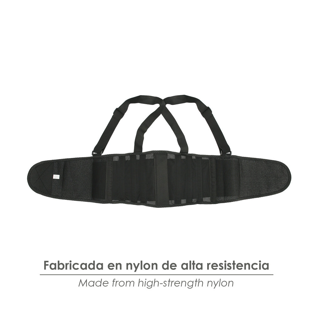 Faja lumbar con tirantes      talla s/m