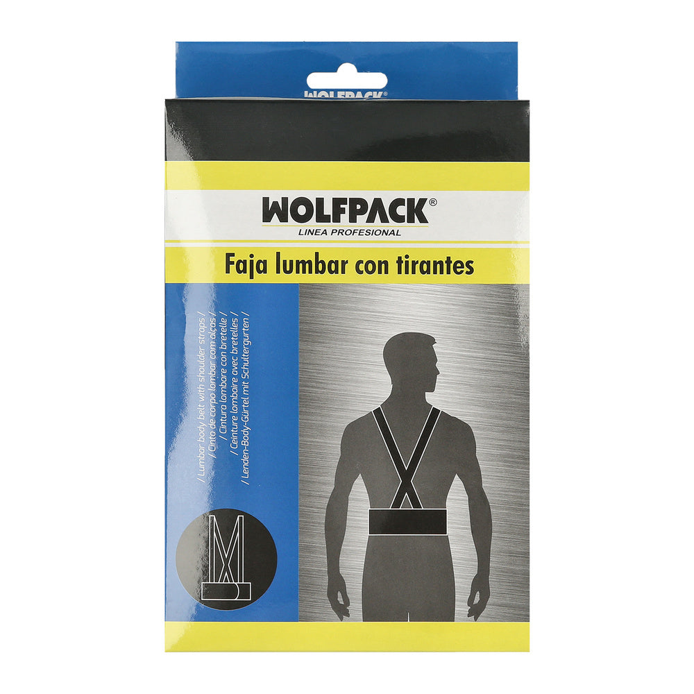 Faja lumbar con tirantes      talla s/m