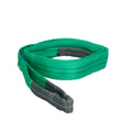 Eslinga plana doble banda 2.000 kg. Factor seguridad 7:1, longitud: 2 metros ancho 6 cm 100% poliéster. Color verde