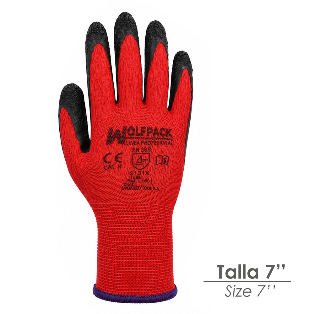 Latex/Nylon Gripflex Gloves size 7" (pair)