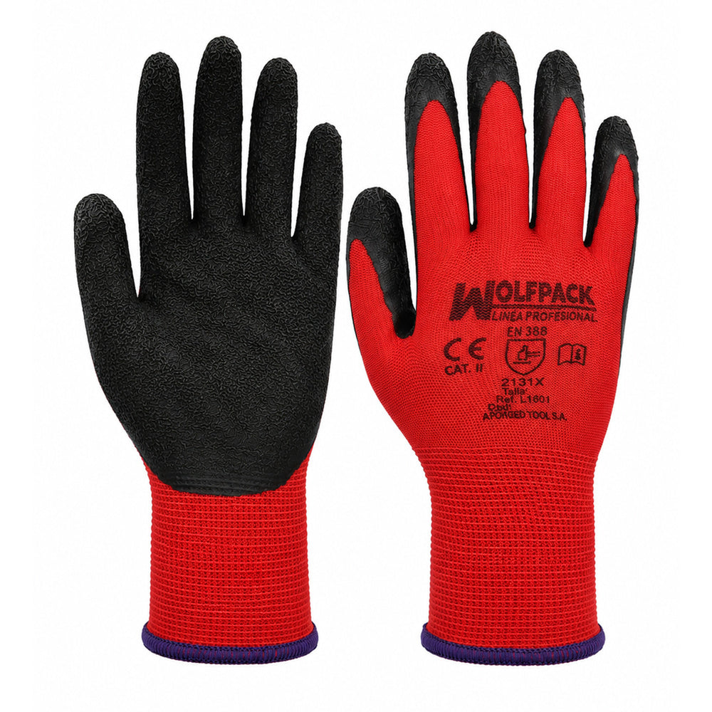 Latex / Nylon Gripflex Gloves Size 10" (Pair)