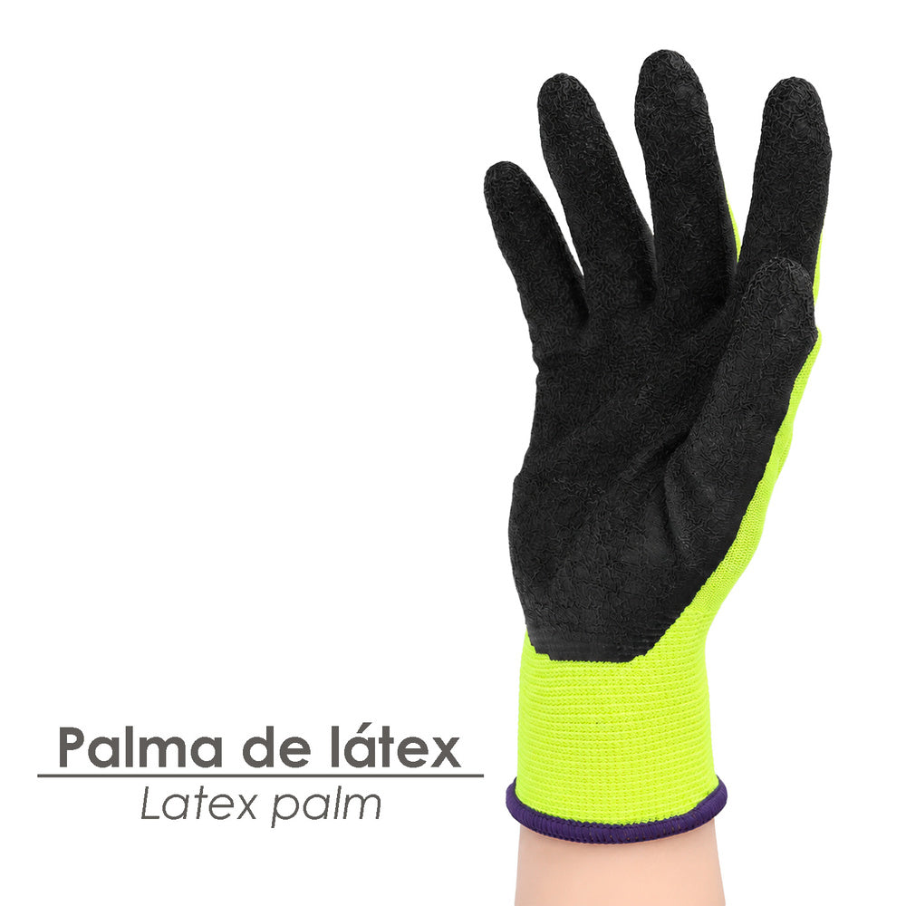 Soft foam latex gloves size 9" (pair)