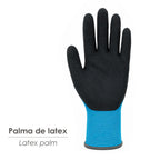 Guante látex foam impermeable 10" (par)