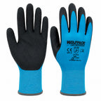 Guante látex foam impermeable 10" (par)