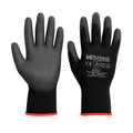 Polyurethane/polyester impregnated gloves 6" (pair)