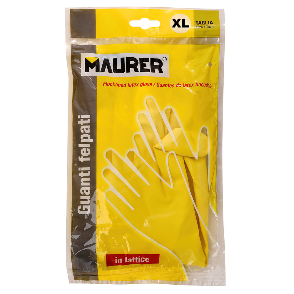 100% Latex Basic Household Gloves XL (Pair)