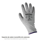 Guantes anticorte fibra de vidrio talla 6" (par)