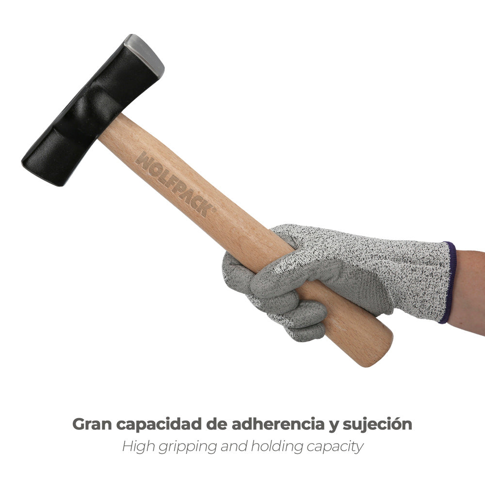 Cut-resistant fiberglass gloves, size 7" (pair)