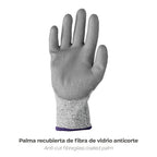 Guantes anticorte fibra de vidrio talla 10" (par)