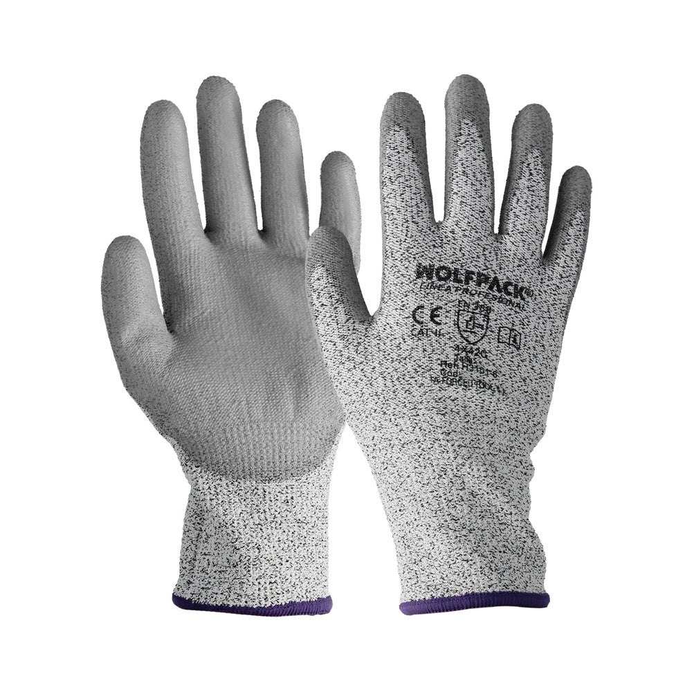 Cut-resistant fiberglass gloves size 11" (pair)