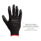 Nitrile/Polyester impregnated gloves 9" (pair)