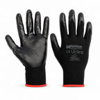 Nitrile/Polyester impregnated gloves 9" (pair)