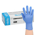 Blue nitrile disposable glove, size M, 3.5 g, box of 100 units.