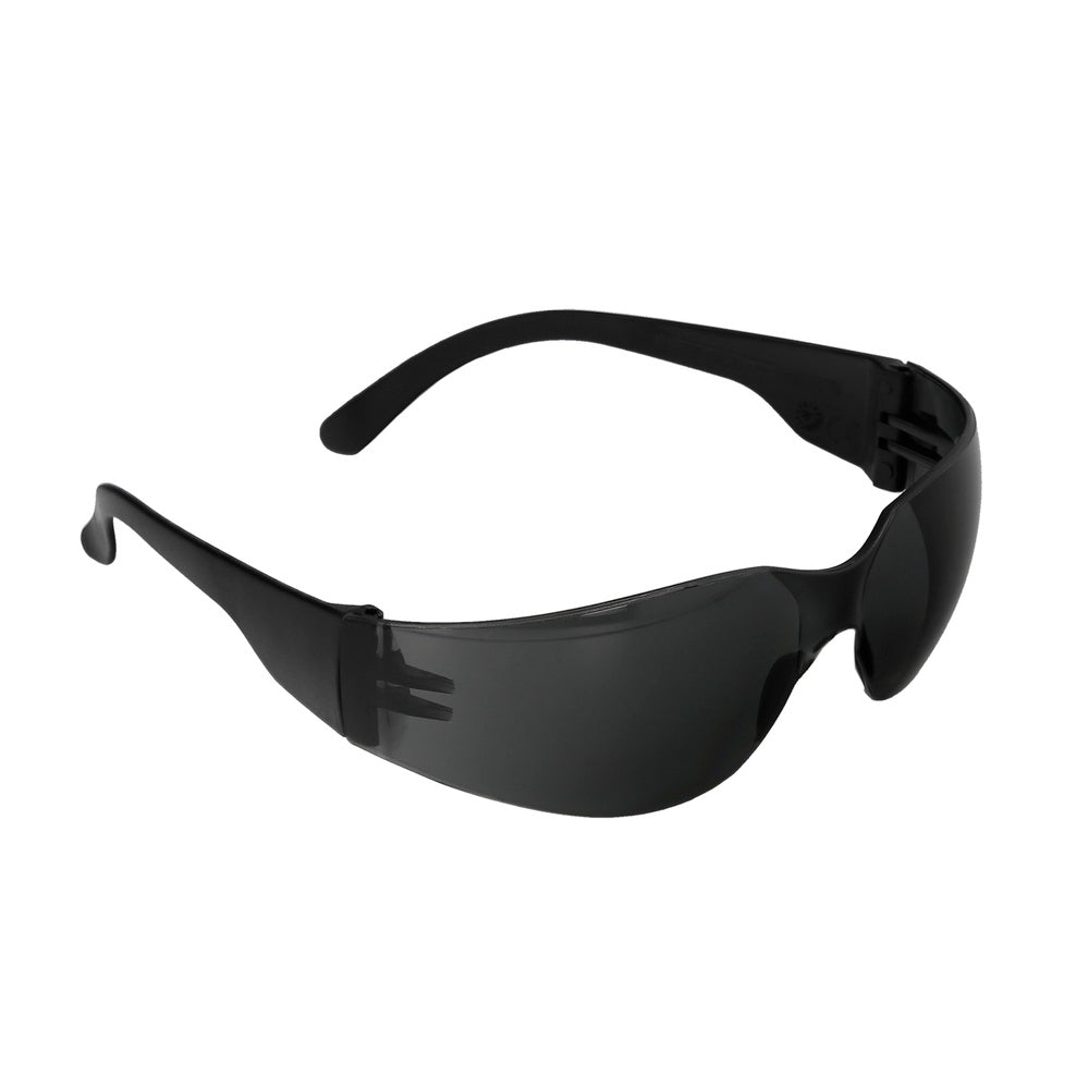 Gafas protección con patillas flexibles certificación en iso 16321. Lente color gris. Gafas protección gafas trabajo