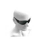 Gafas protección con patillas flexibles certificación en iso 16321. Lente color gris. Gafas protección gafas trabajo