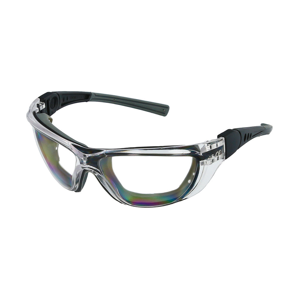 Gafas acolchadas transparentes en iso 16321