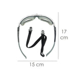 Gafas acolchadas transparentes en iso 16321
