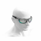 Gafas acolchadas transparentes en iso 16321