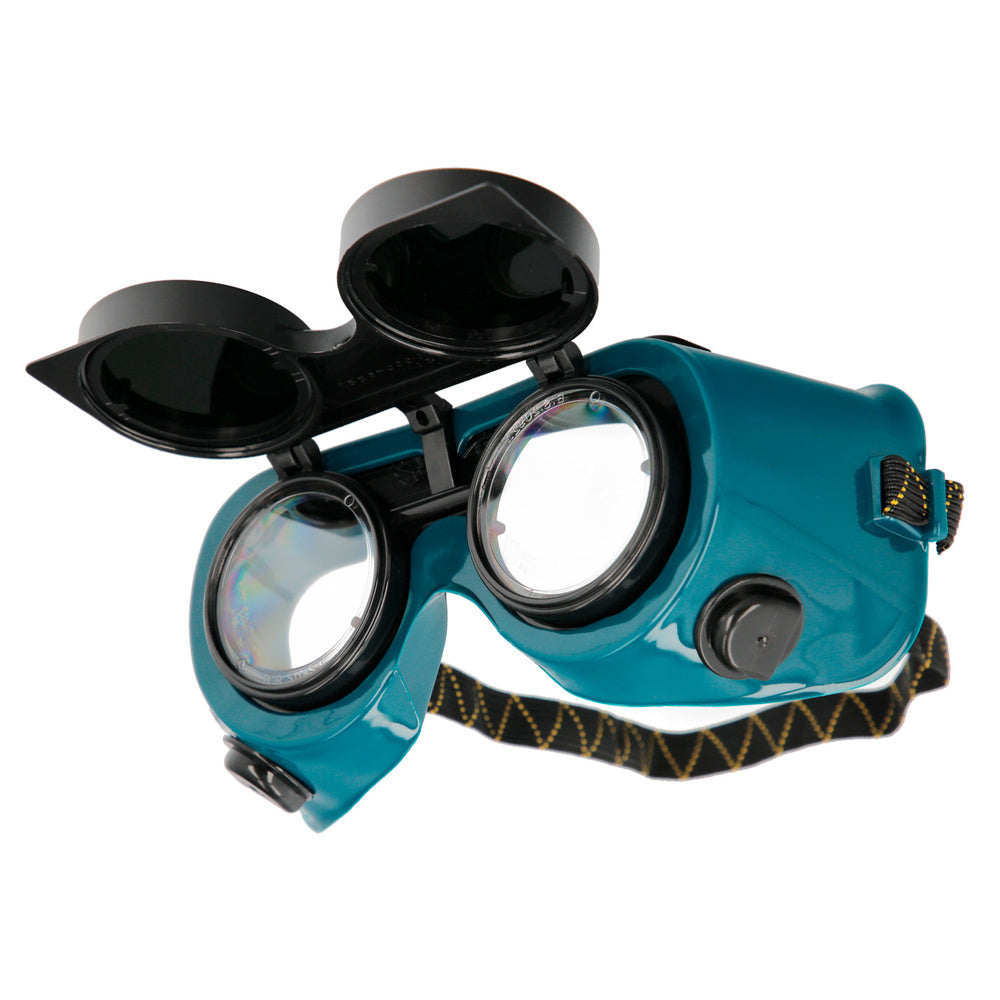 Gafas soldador con lentes abatibles en175