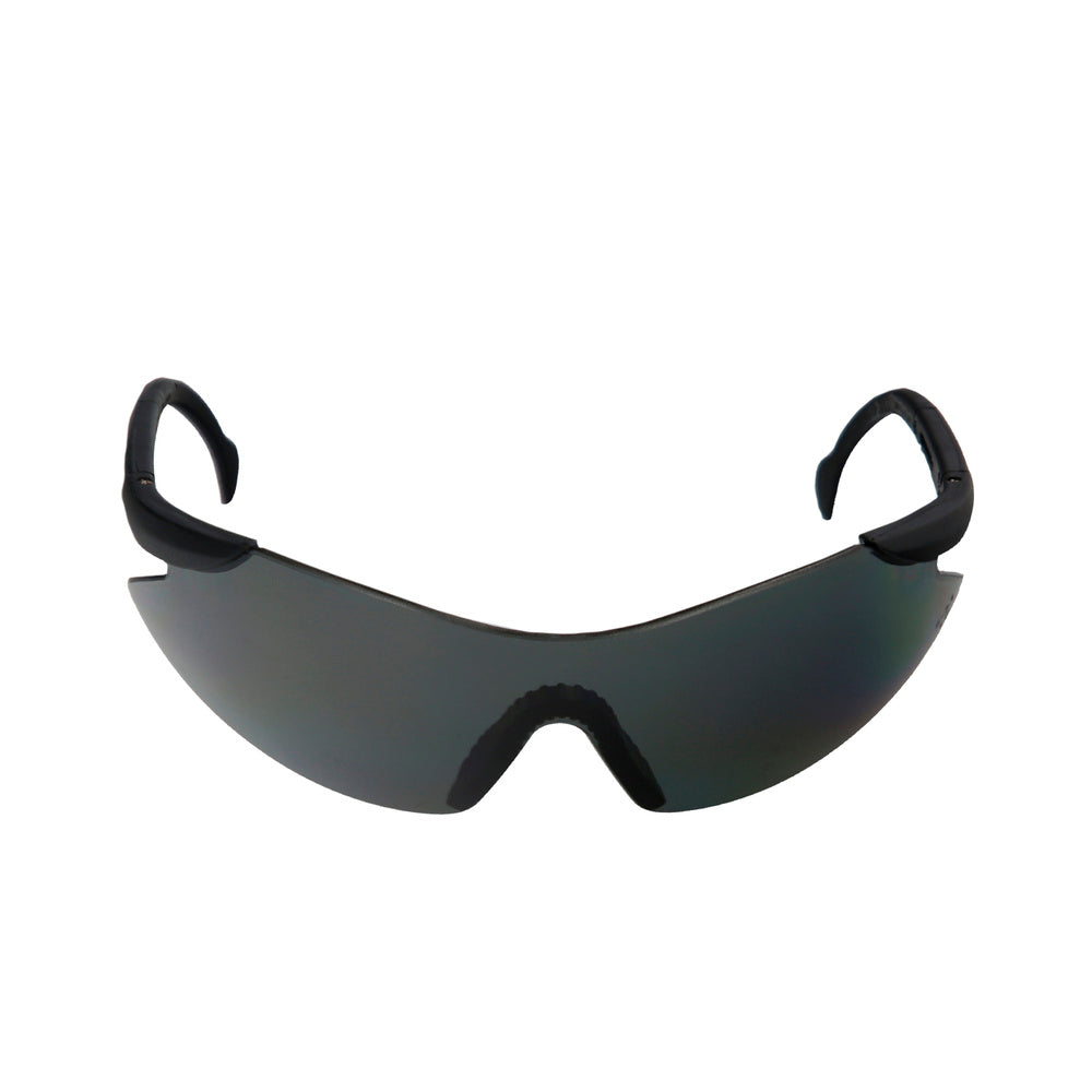 Safety glasses EN166 adjustable temples grey