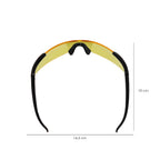 Gafas protección en166 patillas ajustables lentes ámbar, puente engomado, homologadas en166
