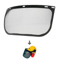 Recambio protector facial para casco con visera, protector facial de rejilla y protector auditivo maurer modelo 99790