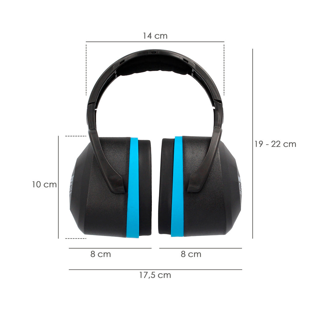 Protector auditivo cascos ce snr 29 db trabajar, dormir, estudiar, leer, viajar, ronquidos, protección auditiva cascos