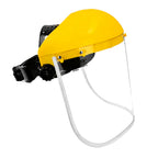 Protector facial policarbonato transparente con arnés
