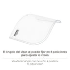 Protector facial policarbonato transparente. Recambio