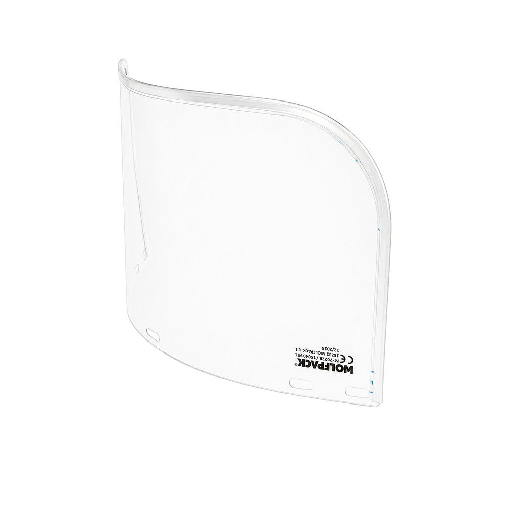 Protector facial policarbonato transparente. Recambio