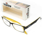 Gafas lectura kansas negro / amarillo. Aumento +1,5 gafas de vista, gafas de aumento, gafas visión borrosa