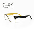 Gafas lectura kansas negro / amarillo. Aumento +3,5 gafas de vista, gafas de aumento, gafas visión borrosa