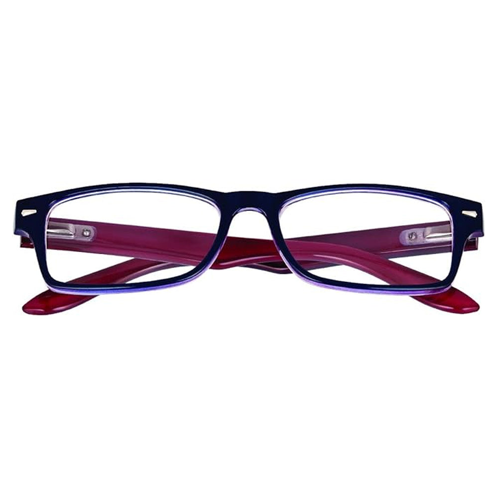 Gafas lectura kansas azul oscuro / rojo. Aumento +1,0 gafas de vista, gafas de aumento, gafas visión borrosa