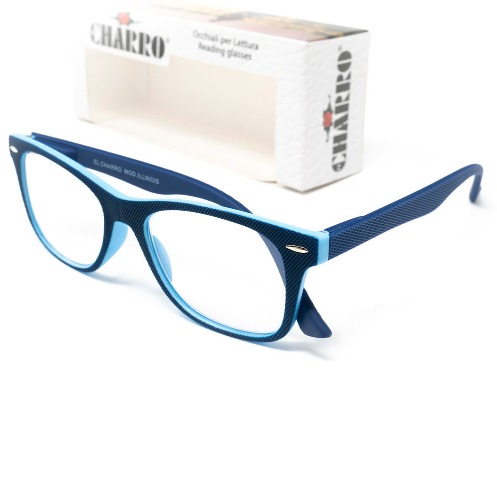 Gafas lectura illinois azules. Aumento +3,5 gafas de vista, gafas de aumento, gafas visión borrosa
