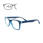 Gafas lectura illinois azules. Aumento +3,5 gafas de vista, gafas de aumento, gafas visión borrosa