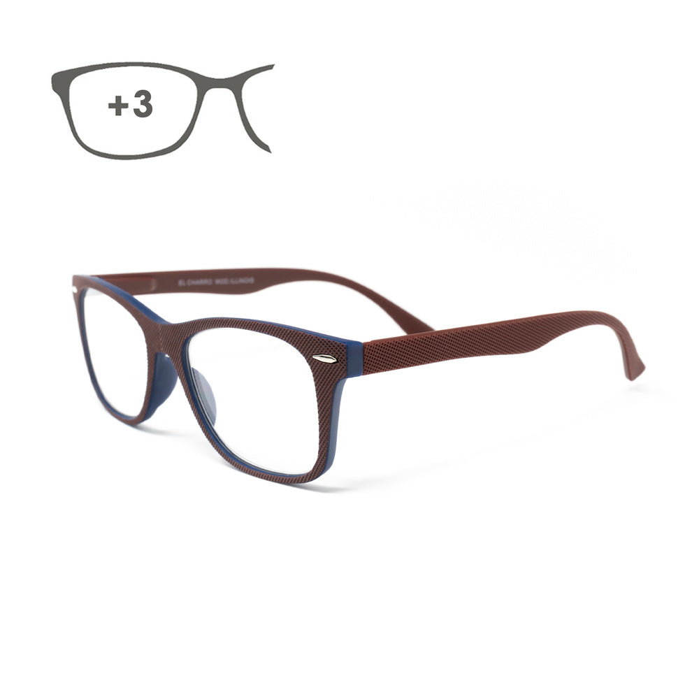 Red Illinois Reading Glasses Magnification +3.0, Reading Glasses, Magnifying Glasses, Blurred Vision Glasses