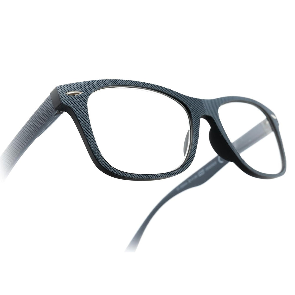 Illinois Gray Reading Glasses Magnification +2.5, reading glasses, magnifying glasses, blurred vision glasses