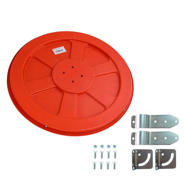 Espejo convexo interior / exterior con visera 60 cm