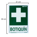 Cartel botiquín 30x21 cm