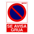 Cartaz aviso reboque 30x21cm