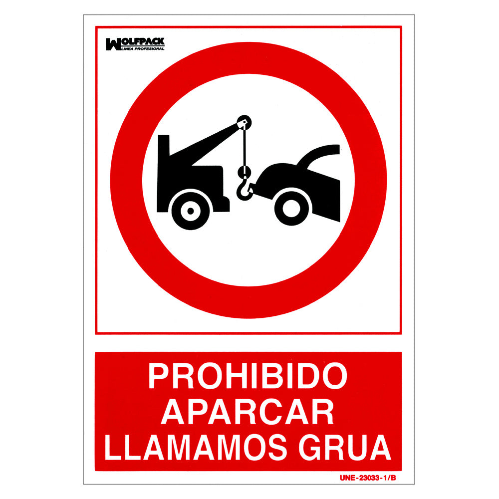 No parking sign tow away zone 30x21 cm