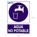 Non-potable water sign 30x21cm